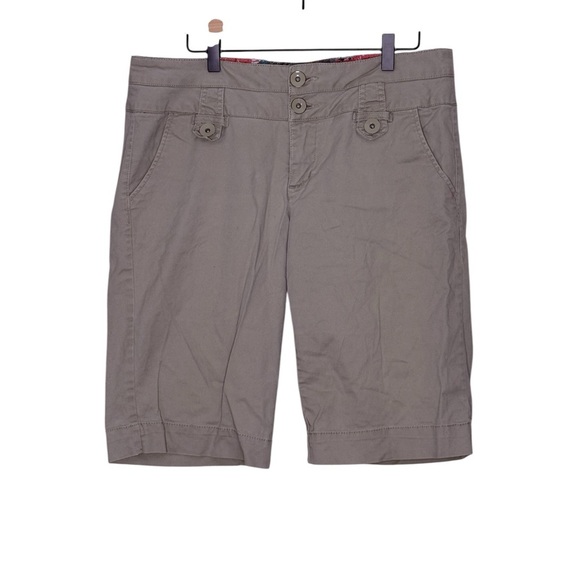 One 5 One Khaki Bermuda Utility Shorts 14 Y2K - Picture 3 of 7